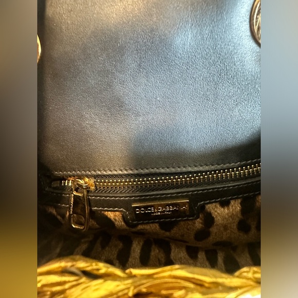 DOLCE & GABBANA Metallic Woven Raffia Bag Gold 2022 with COA spring fashion week - Picture 12 of 17